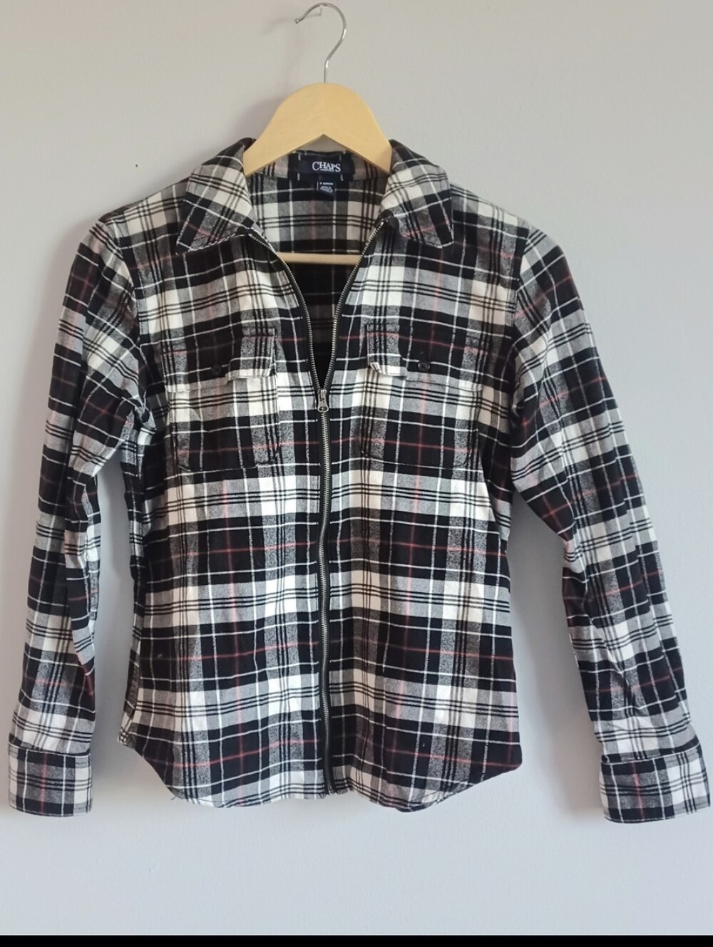 Chaps Petite Flannel Shirt